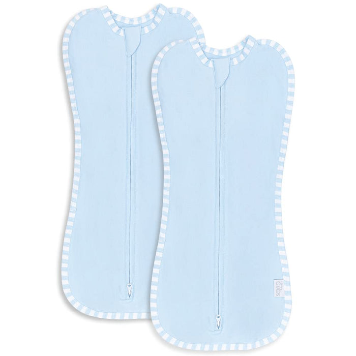 Easy Zipper Swaddle Blankets by Comfy Cubs - Blue Swaddles Comfy Cubs
