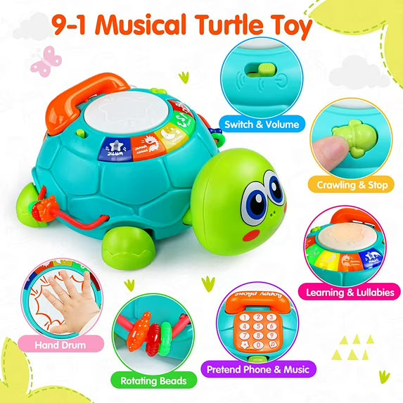 DBORKI 6IN1 CRAWLING PHONE TURTLE 18M+