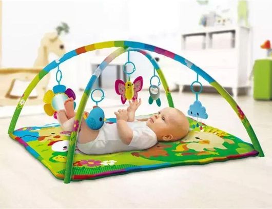 KIDS HITS ACTIVITY GYM ZOO FRIENDS BABY FLOOR MAT - GYM KIDS HITS