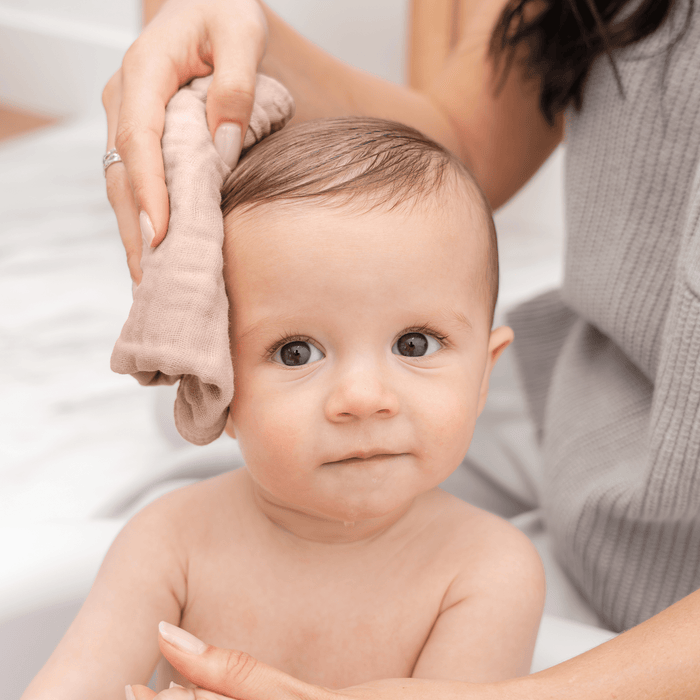 Muslin Washcloths by Comfy Cubs - Blush Washcloths Comfy Cubs