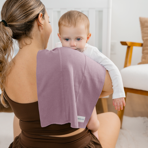 Cotton Burp Cloths by Comfy Cubs - Mulberry Cotton Burp Cloths Comfy Cubs