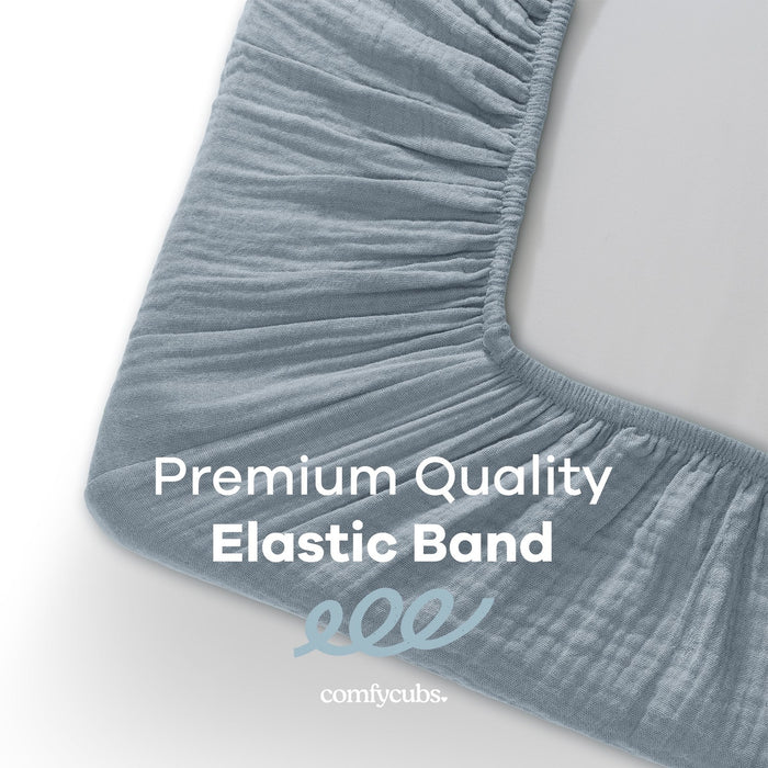 Muslin Fitted Bassinet Crib Sheet by Comfy Cubs Bassinet Sheets Comfy Cubs