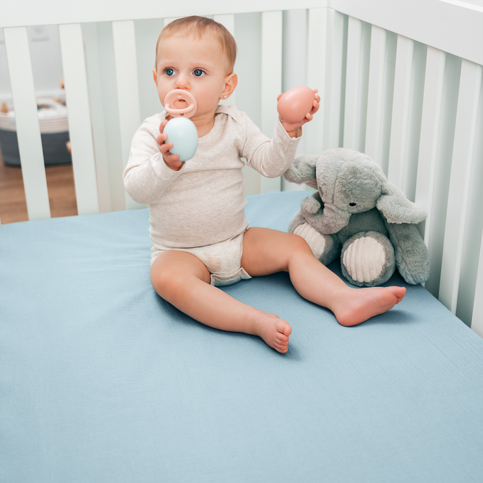 Muslin Fitted Crib Sheet by Comfy Cubs Crib Sheet Comfy Cubs