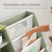Kids Bookshelf - Sage Book Shelves Comfy Cubs
