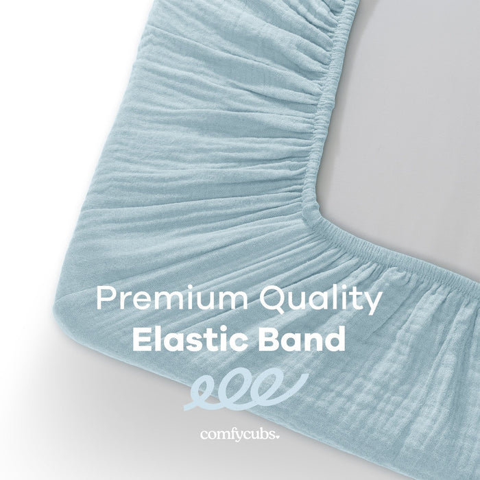 Muslin Fitted Bassinet Crib Sheet by Comfy Cubs Bassinet Sheets Comfy Cubs