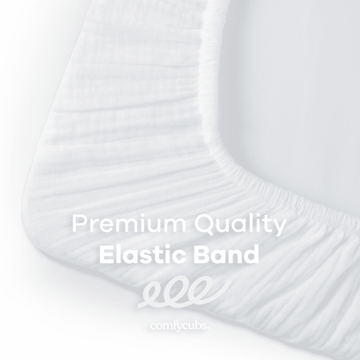 Muslin Fitted Bassinet Crib Sheet by Comfy Cubs Bassinet Sheets Comfy Cubs