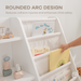 Kids Bookshelf - White Book Shelves Comfy Cubs