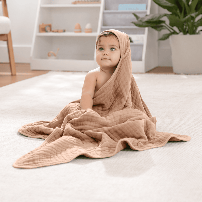 Baby Hooded Towels by Comfy Cubs - Cedar & Sand Hooded Towels Comfy Cubs