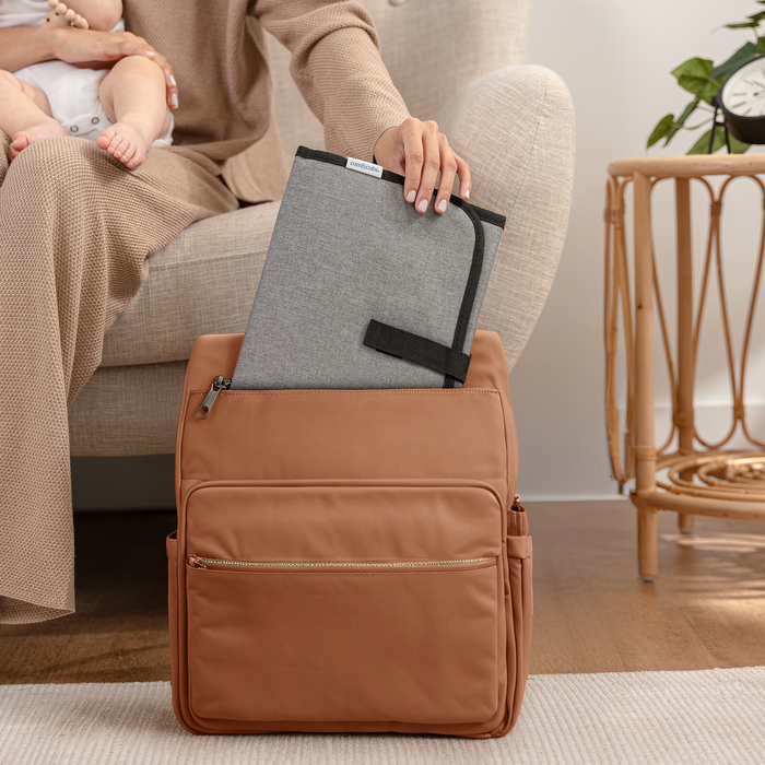 Compact Changing Pad by Comfy Cubs - Solid Grey Compact Changing Pads Comfy Cubs