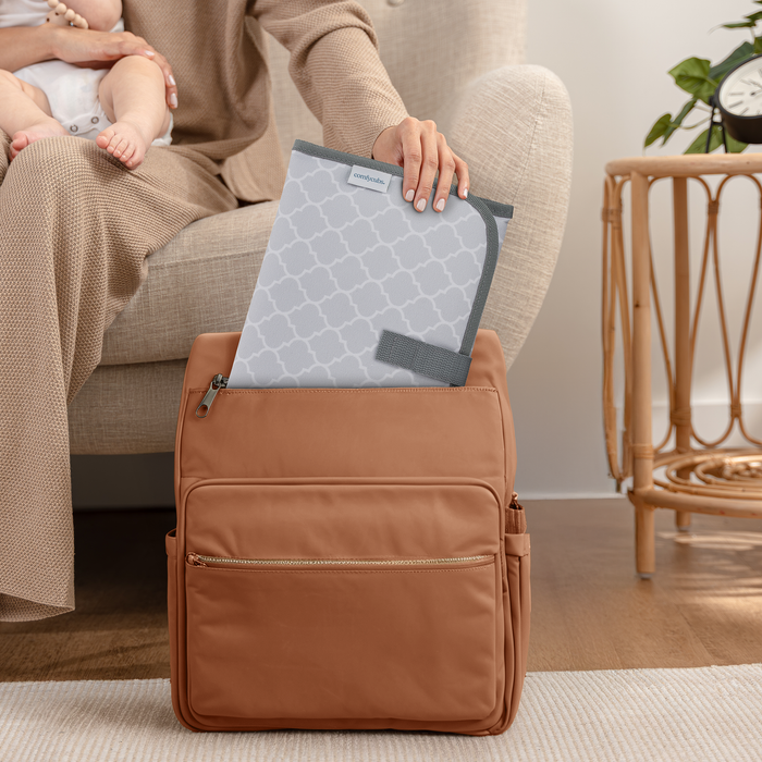 Compact Changing Pad by Comfy Cubs - Grey Pattern Compact Changing Pads Comfy Cubs