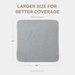 Baby Muslin Blanket in Heather Blue Muslin Comfy Cubs