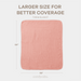 Adult Muslin Blanket in Bold Blush Muslin Comfy Cubs