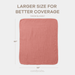 Adult Muslin Blanket in Dusty Rose Muslin Comfy Cubs