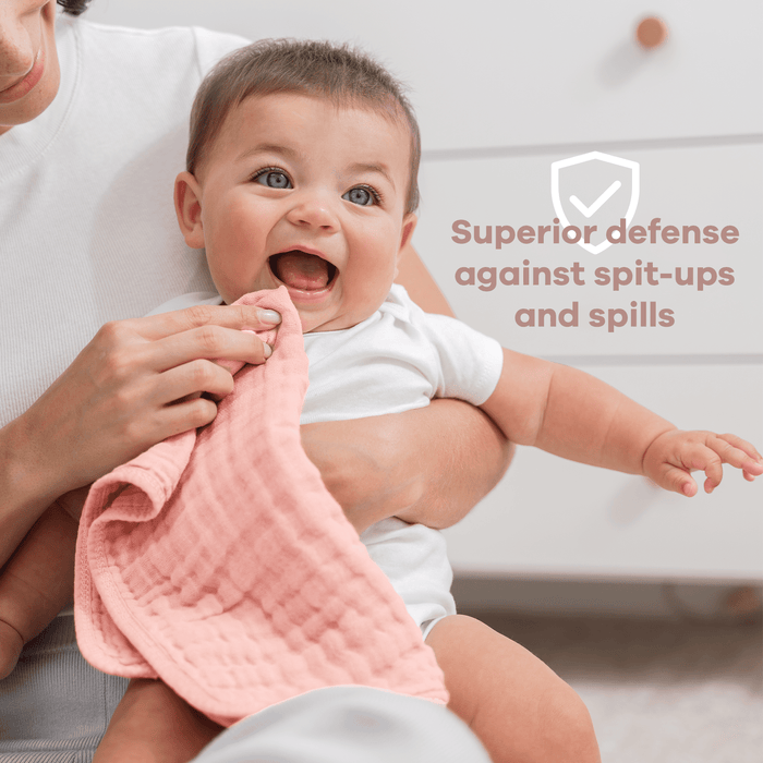 Muslin Burp Cloths by Comfy Cubs - Lace Muslin Burp Cloths Comfy Cubs