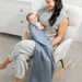 Baby Muslin Blanket by Comfy Cubs in Pacific Blue Muslin Comfy Cubs