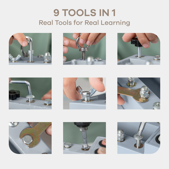 Busy Board Toy Truck Set for 3+ - Pacific Blue Comfy Cubs