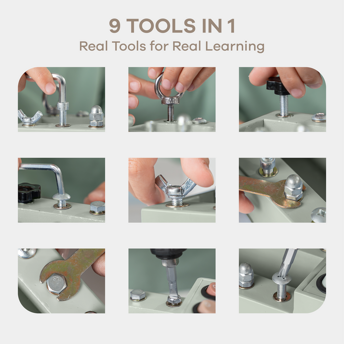 Busy Board Toy Truck Set for 3+ - Sage Comfy Cubs