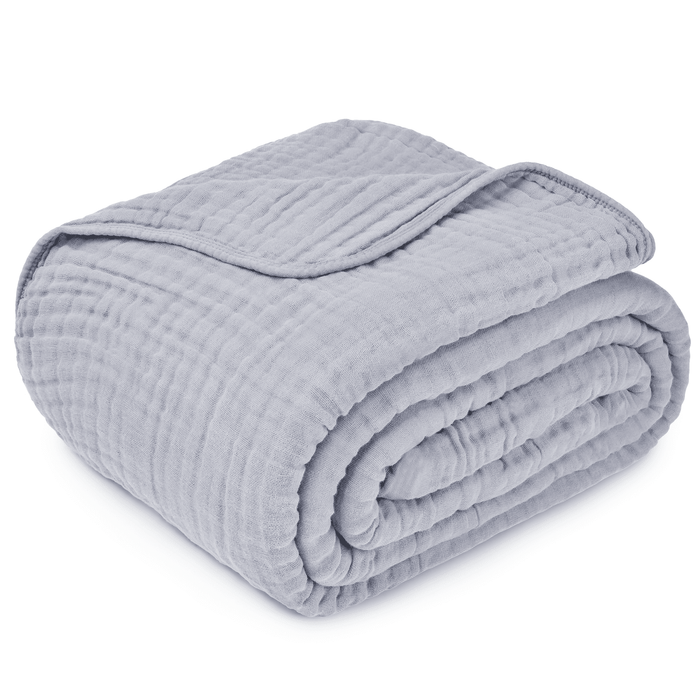 Adult Muslin Blanket by Comfy Cubs in Heather Muslin Comfy Cubs