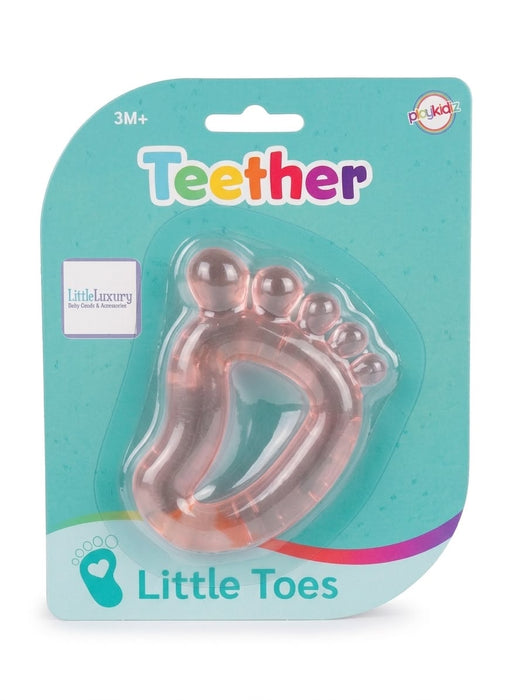 PLAYKIDIZ BABY TEETHER . LITTLE TOES TEETHERS PLAYKIDIZ