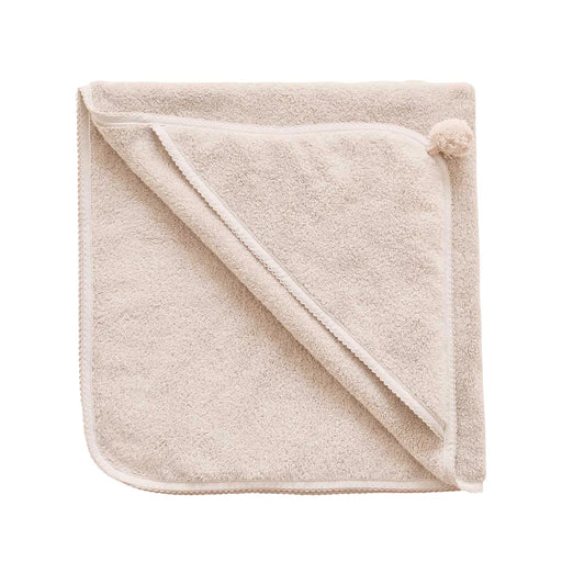 TERRY HOODED TOWEL SAND