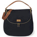 CURVE DIAPER BAG -BLACK