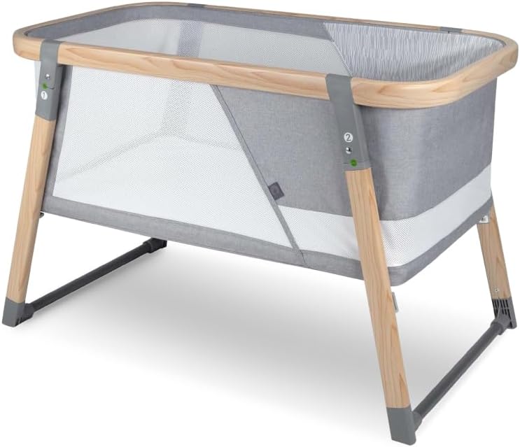 BOPPY PORTABLE BABY BASSINET - LIGHTWEIGHT, LOW, FOLD-FLAT TRAVEL BASSINET WITH MESH SIDES BASSINET BOPPY