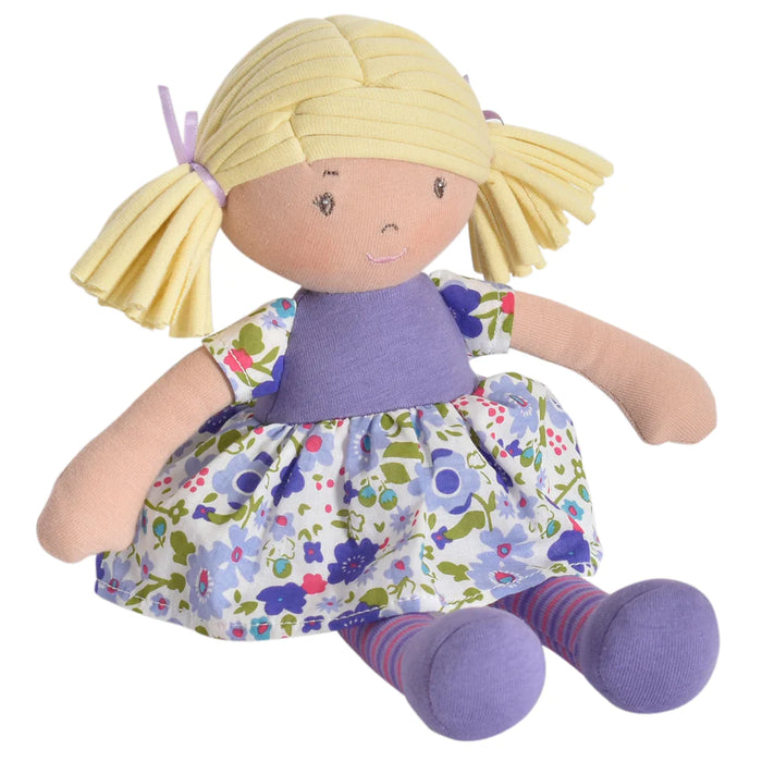 TIKIRI LIL`L PEGGY BLONDE HAIR WITH LILAC & PINK DRESS