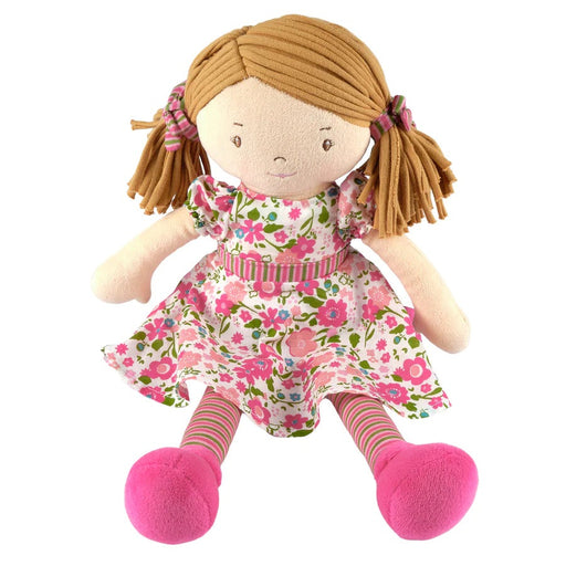 TIKIRI FRAN LIGHT BROWN HAIR WITH DARK PINK & GREEN DRESS