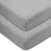Crib Sheets by Comfy Cubs - Grey Pack of 2 Crib Sheet Comfy Cubs