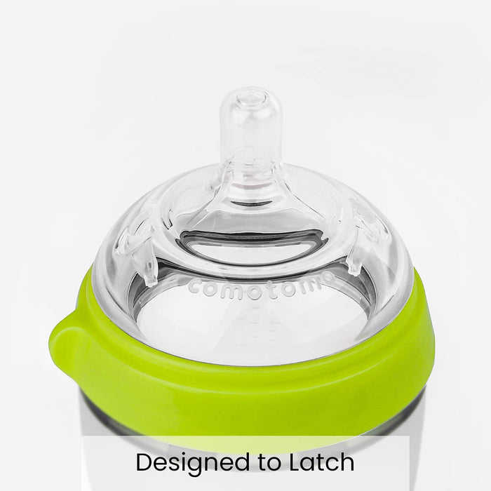 BABY BOTTLE SINGLE 5OZ GREEN