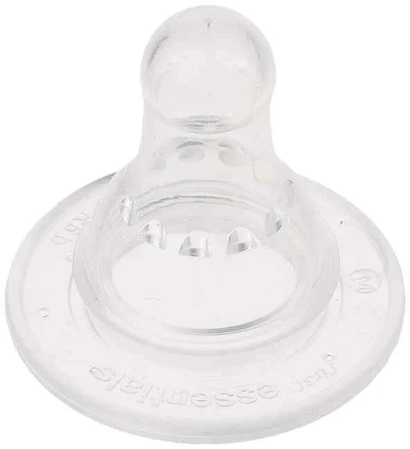 NUK GERBER FIRST ESSENTIALS SILICONE NIPPLES - 6PACK FEEDING FIRST ESSENTIALS
