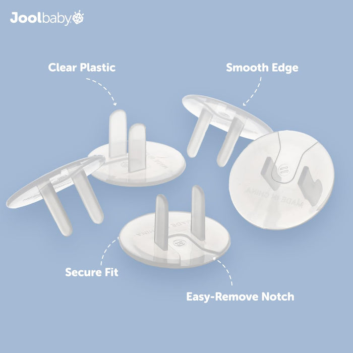 JOOL BABY OUTLET COVERS (32 PACK) FOR CHILD SAFETY - EASY ADULT REMOVAL SAFETY JOOL BABY