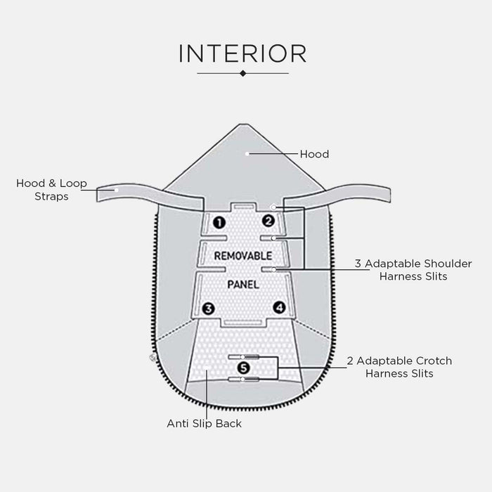 7AM ENFANT UNIVERSAL STROLLER FOOTMUFF - TUNDRAPOD DARK HEATHER GREY BUNTING 7 A.M.