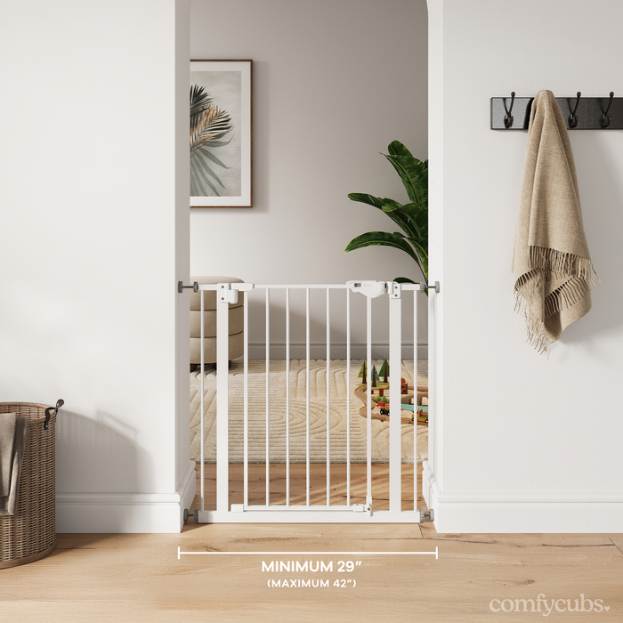 COMFY CUBS BABY SAFETY GATE WITH 3 EXTENSIONS GATE COMFY CUBS