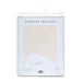 ABSTRACT FITTED SHEET WHITE RIBBED FOR REGULAR CRIB - 28"X52"