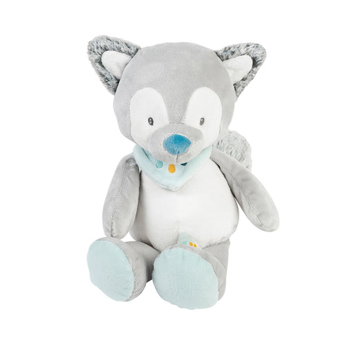 Nattou Cuddly Wolf Tim and Tiloo Grey Baby Activity Toys M4A