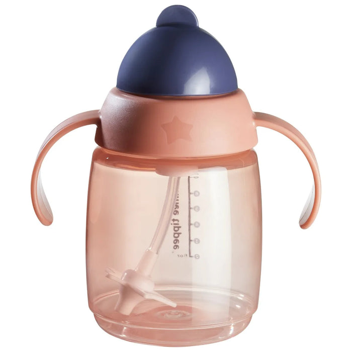 TOMMEE TIPPEE SUPERSTAR WEIGHTED STRAW CUP 6M+, 10OZ, PINK