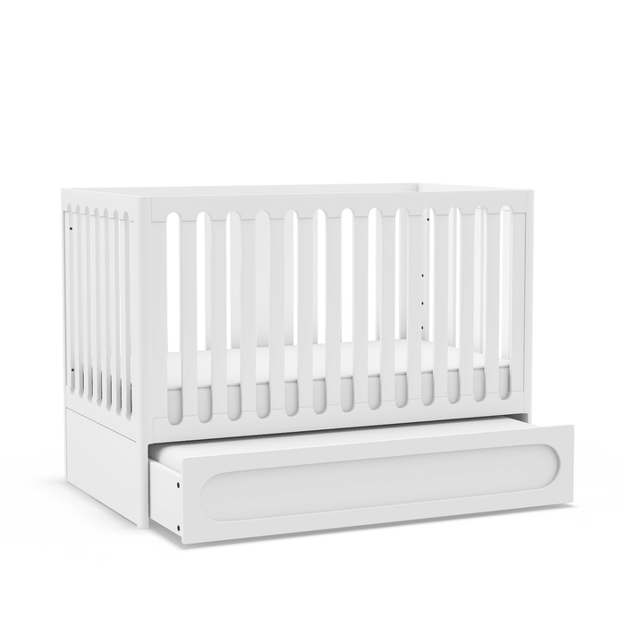 LULLA & LULLI 3-IN-1 CONVERTIBLE CRIB AND TRUNDLE CRIB HUSHCRIB