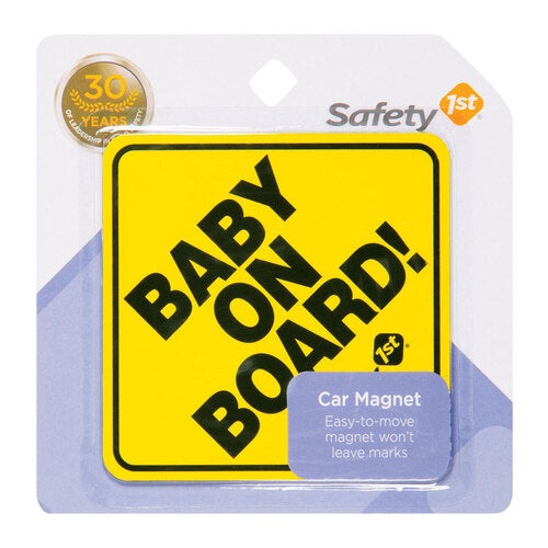 SAFETY 1ST BABY ON BOARD SIGN MAGNET