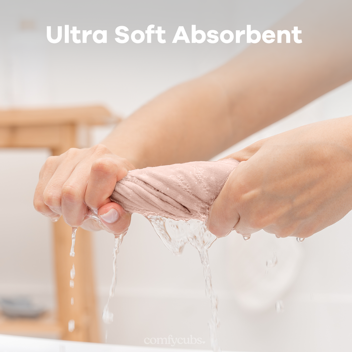 Muslin Washcloths by Comfy Cubs - Multicolor Washcloths Comfy Cubs