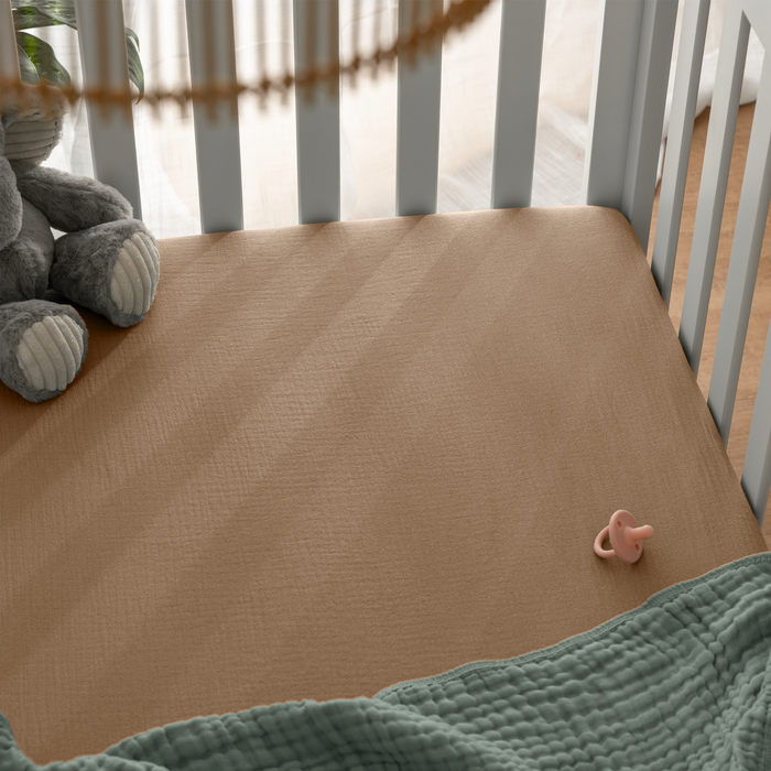 Muslin Fitted Crib Sheet by Comfy Cubs Crib Sheet Comfy Cubs
