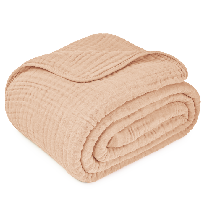 Adult Muslin Blanket in Cream Muslin Comfy Cubs