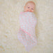 Easy Swaddle Blankets by Comfy Cubs - Pink Heart, Pack of 1 Comfy Cubs