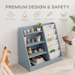 Kids Bookshelf - Blue Book Shelves Comfy Cubs