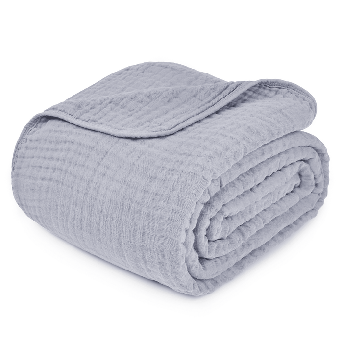 Adult Muslin Blanket by Comfy Cubs in Heather Muslin Comfy Cubs