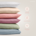 Toddler Pillows with Soft Cotton Pillow Case by Comfy Cubs - Mauve Comfy Cubs