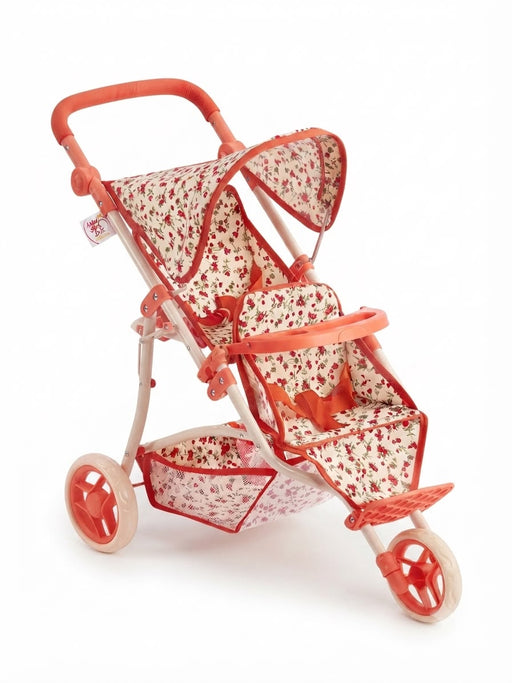 THE NEW YORK DOLL COLLECTION BABY DOLL STROLLER - FLORAL DOLL THE NEW YORK DOLL COLLECTION