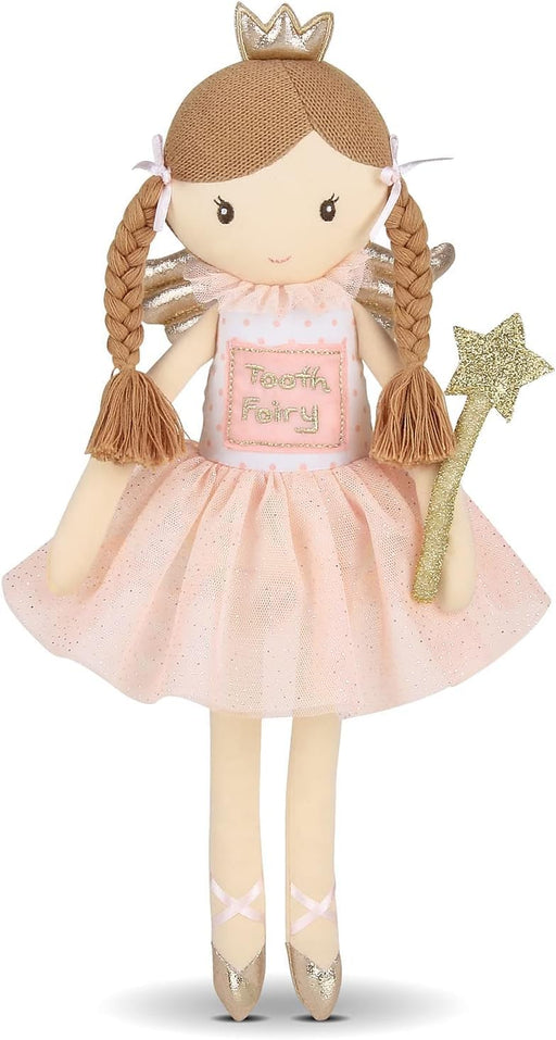 BEARINGTON PIXIE SOFT PLUSH TOOTH FAIRY DOLL, 14 INCHES