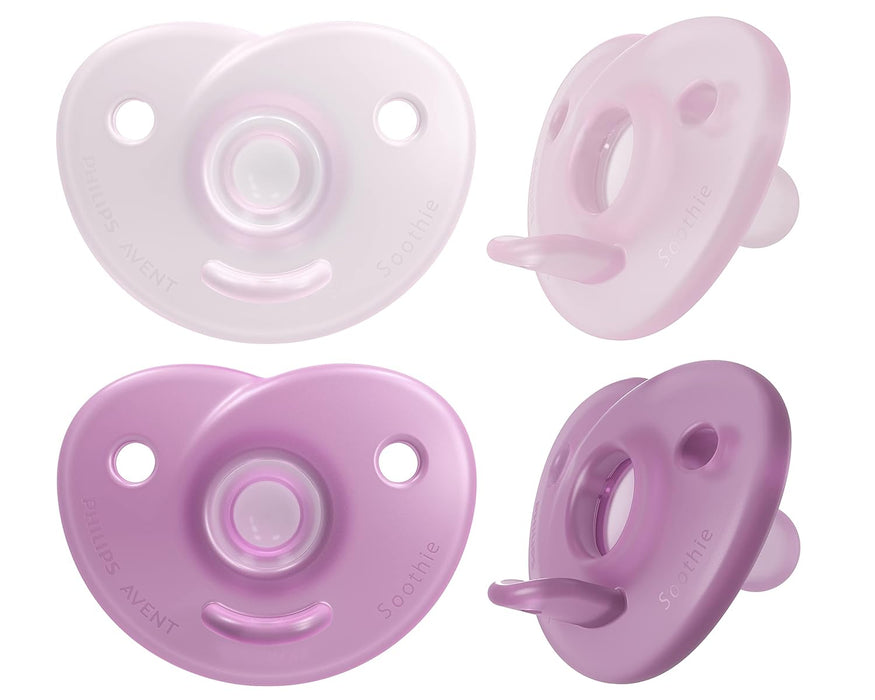 PHILIPS AVENT SOOTHIE HEART PACIFIER, 0-3 MONTHS, 2 PACK PACIFIER AVENT
