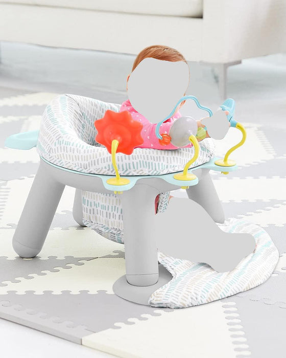 SKIP HOP BABY SEAT SILVER LINING CLOUD 2-IN-1 SIT-UP CHAIR